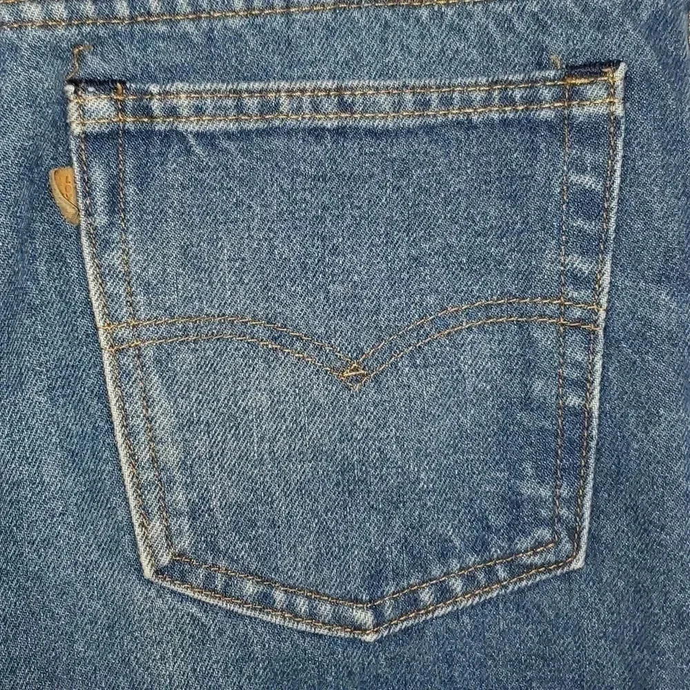 Vintage Levi’s Leather Tab Denim Jeans Mens 36x32 🇺🇸 - Picture 2 of 13